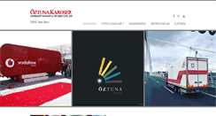 Desktop Screenshot of oztunakaroser.com.tr